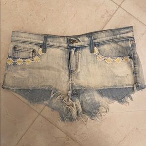 denim shorts